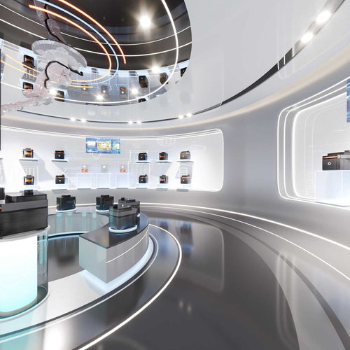 Modern Exhibition Hall-ID:781482939