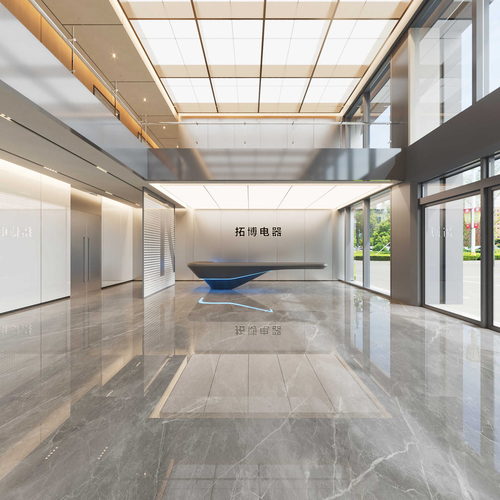 Modern Office Reception Desk-ID:235639109