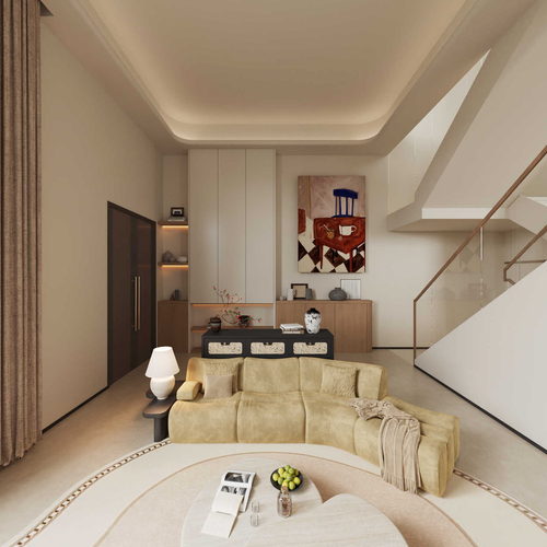 Modern A Living Room-ID:770554075