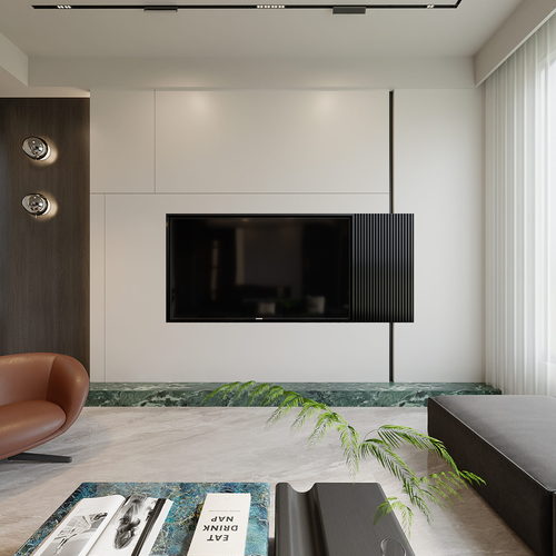 Modern A Living Room-ID:176539477