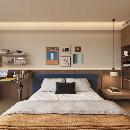 Modern Boy's Room And Son's Room-ID:208734044