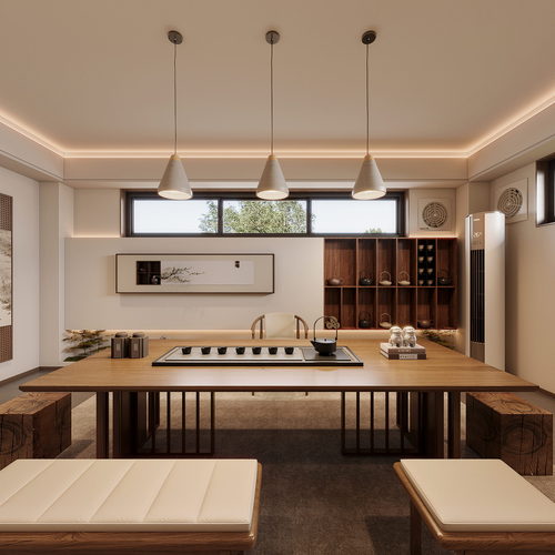 New Chinese Style Tea House-ID:423826933