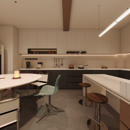 Modern Dining Room-ID:877784971