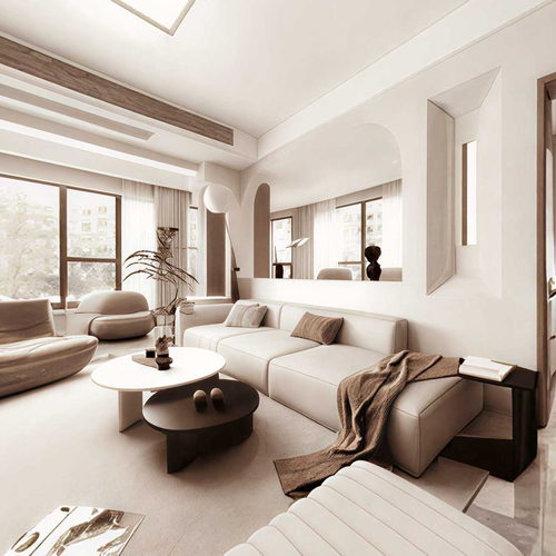 Modern A Living Room-ID:265692005