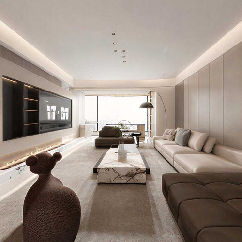 Modern A Living Room-ID:682885899