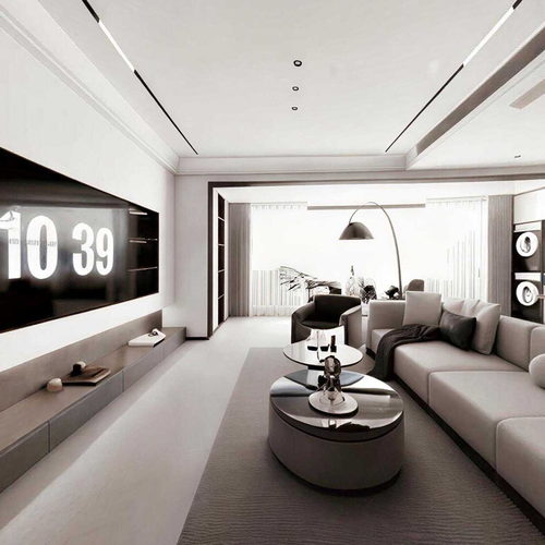 Modern A Living Room-ID:507891279