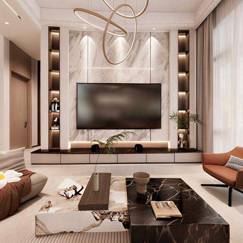 Modern A Living Room-ID:798513893