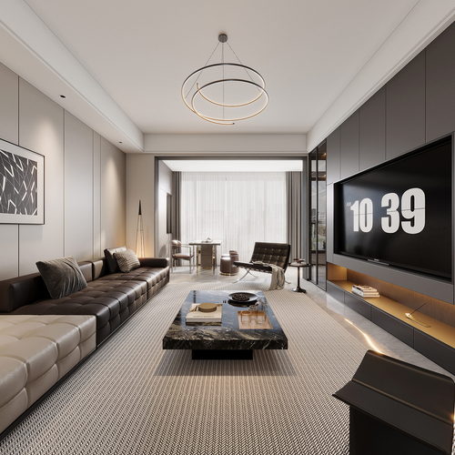 Modern A Living Room-ID:222939018