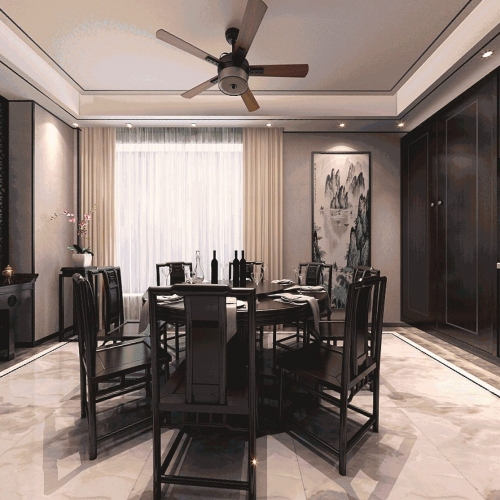 New Chinese Style Dining Room-ID:266615125