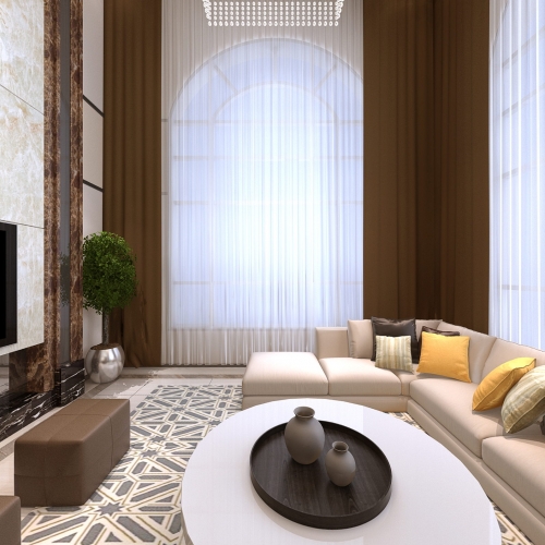 Modern A Living Room-ID:282242857