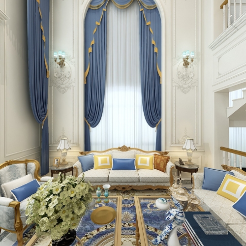 French Style A Living Room-ID:173532399