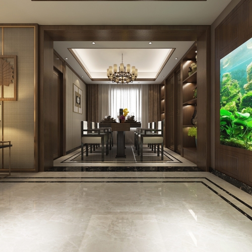 New Chinese Style Dining Room-ID:442461367