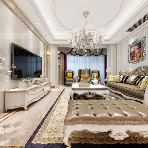 European Style A Living Room-ID:206646321