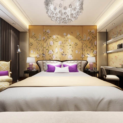 New Chinese Style Bedroom-ID:226521293