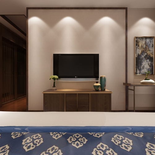 New Chinese Style Bedroom-ID:533682223