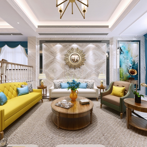 American Style A Living Room-ID:690859858