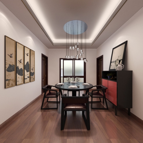 New Chinese Style Dining Room-ID:524014665