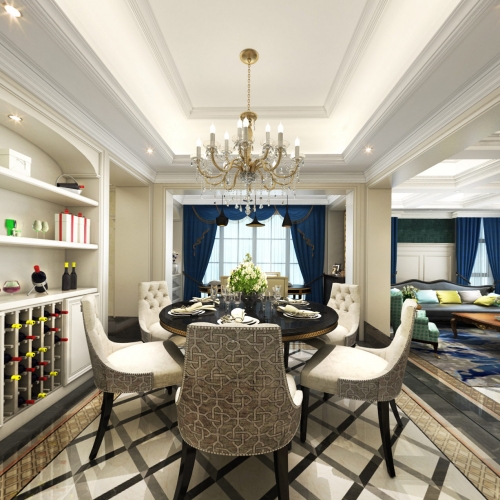 American Style Dining Room-ID:590790188