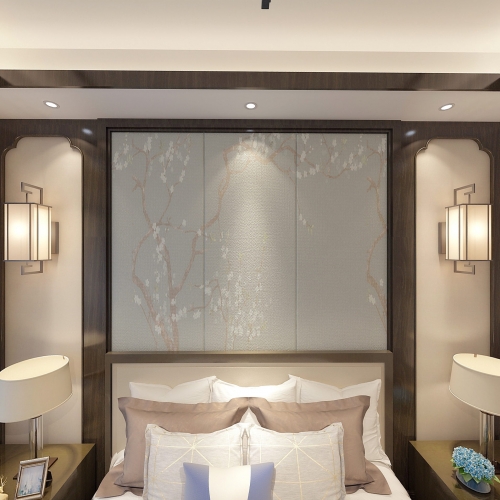 New Chinese Style Bedroom-ID:703054216
