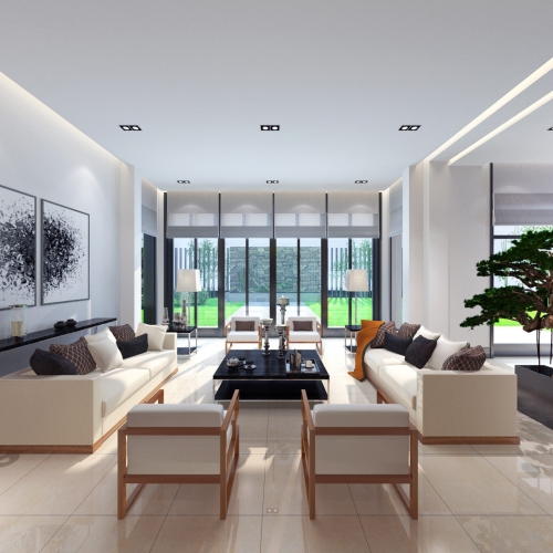 Modern A Living Room-ID:257398357