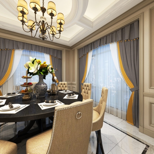 American Style Dining Room-ID:575795415