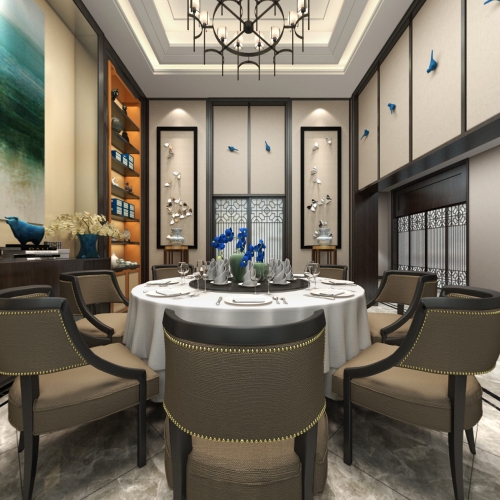 New Chinese Style Dining Room-ID:811127775