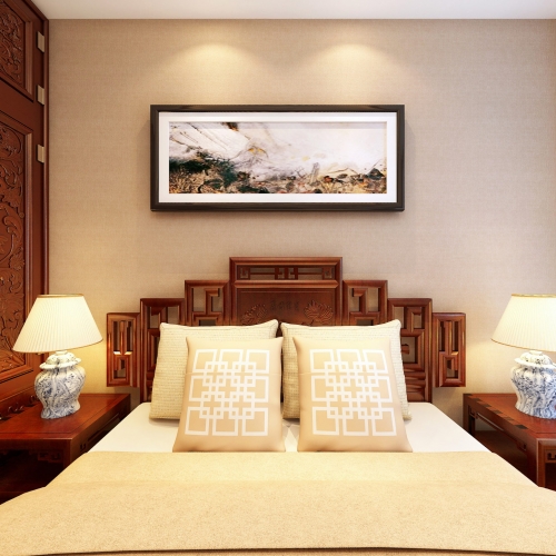 Chinese Style Bedroom-ID:739245927