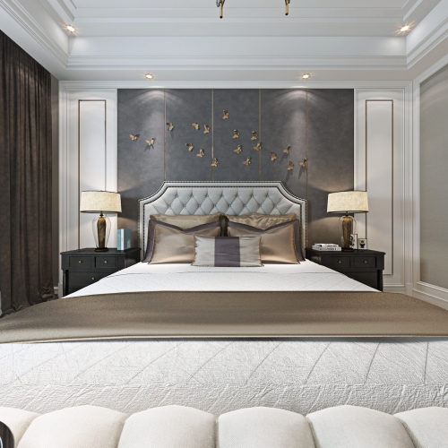 Simple European Style Bedroom-ID:820932233
