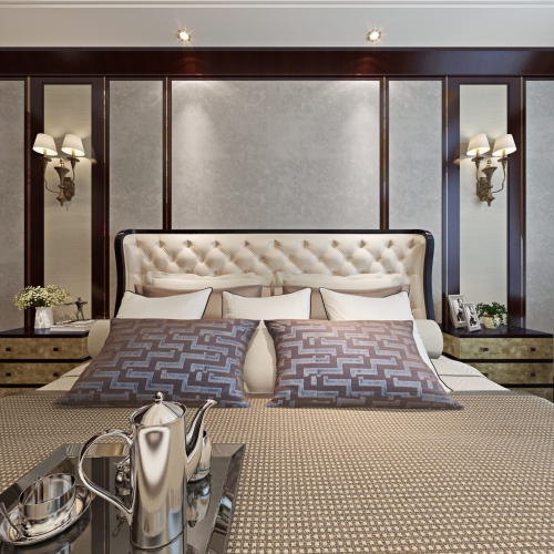 Simple European Style Bedroom-ID:107668339