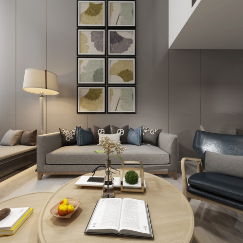Modern A Living Room-ID:867101724