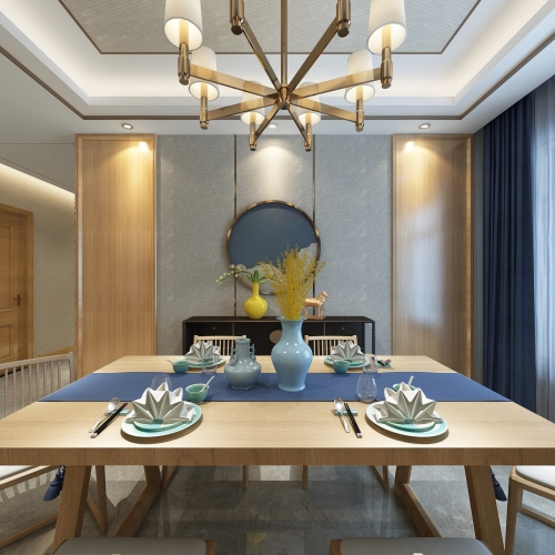 New Chinese Style Dining Room-ID:281824494