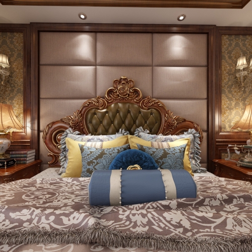 American Style Classical Style Bedroom-ID:977724273