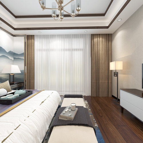New Chinese Style Bedroom-ID:150232389