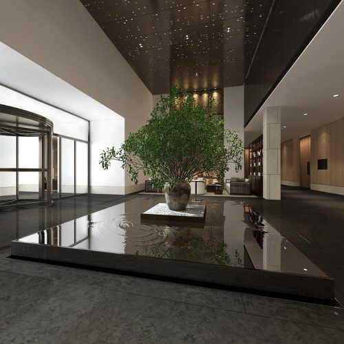 New Chinese Style Lobby Hall-ID:259197748