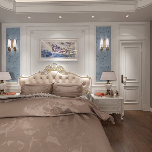 Simple European Style Bedroom-ID:165055373