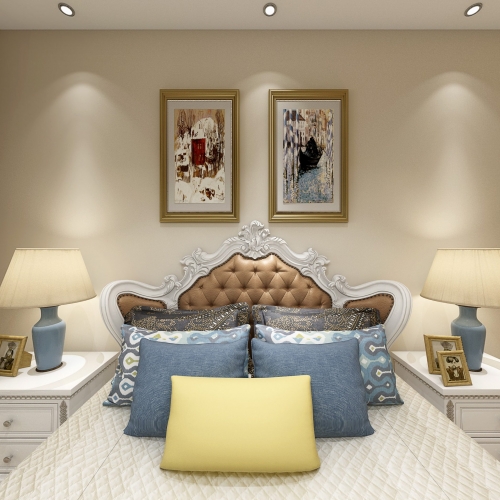 Simple European Style Bedroom-ID:798868157