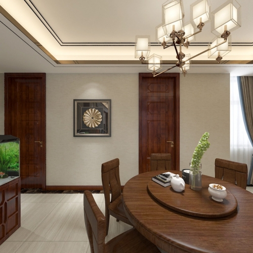 New Chinese Style Dining Room-ID:590242269