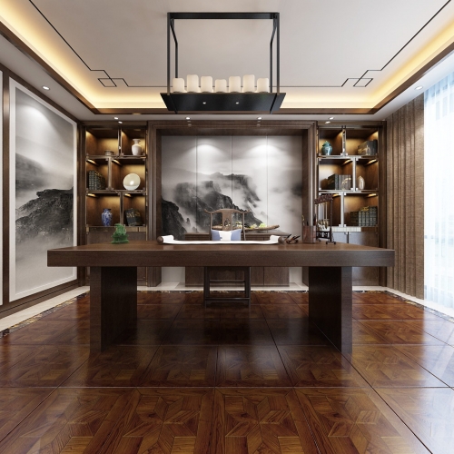 New Chinese Style Manager's Office-ID:881418265