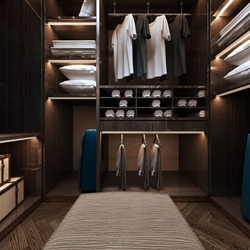 Modern Clothes Storage Area-ID:885172246