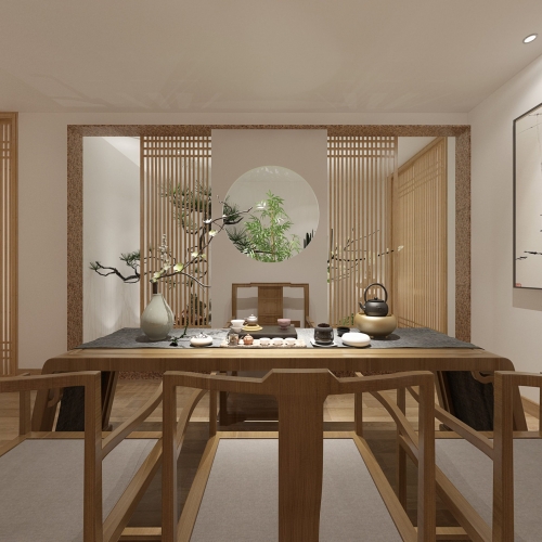 New Chinese Style Tea House-ID:143761991