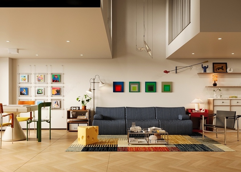 现代孟菲斯多巴胺客餐厅-2655666