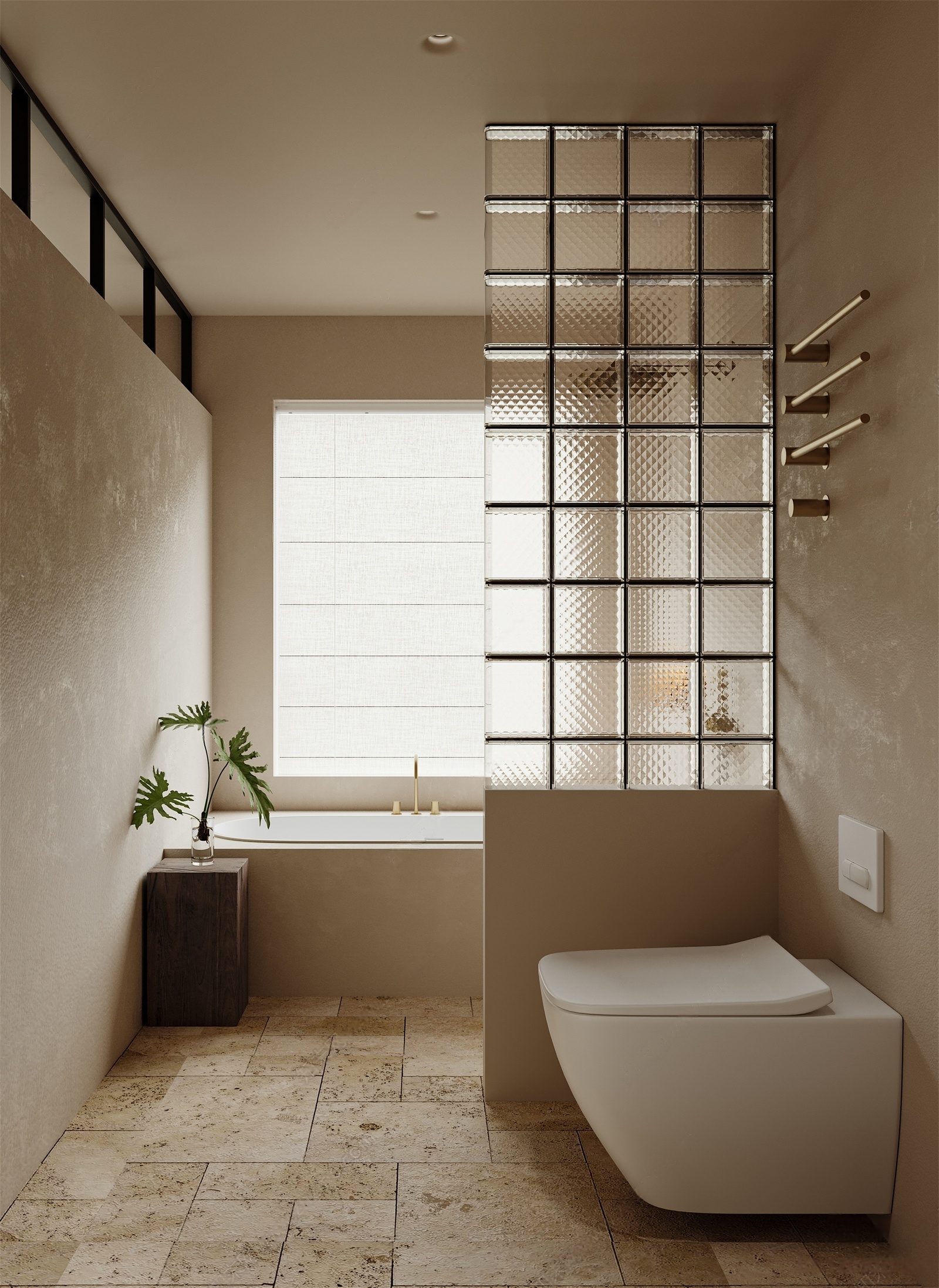 现代卫生间浴室-2677653