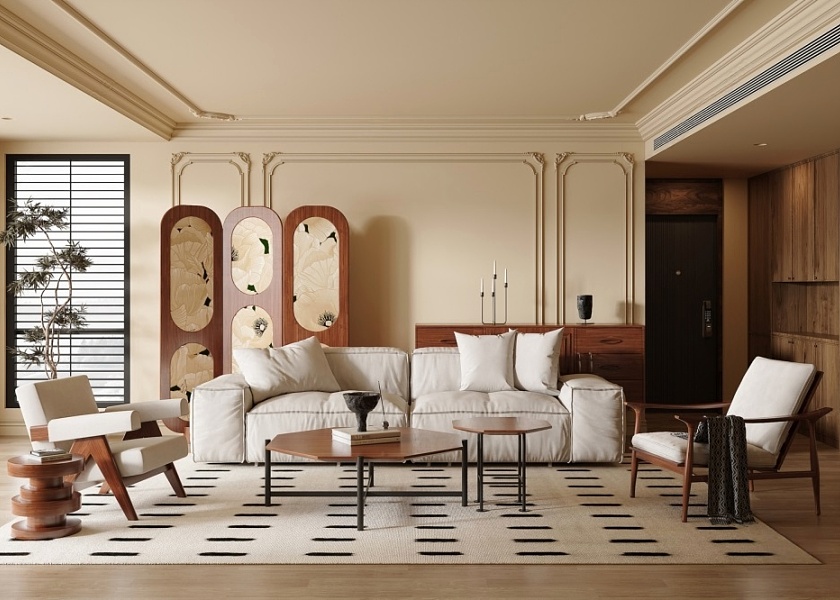 法式中古风客厅-2688146