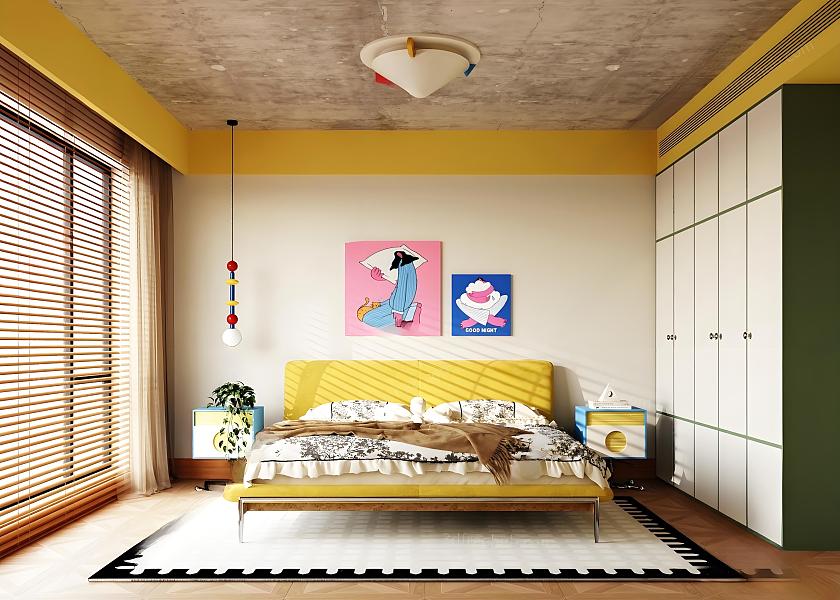 现代包豪斯卧室-2691420