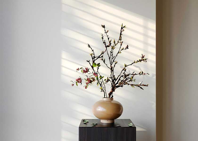 新中式花瓶插花-2748505