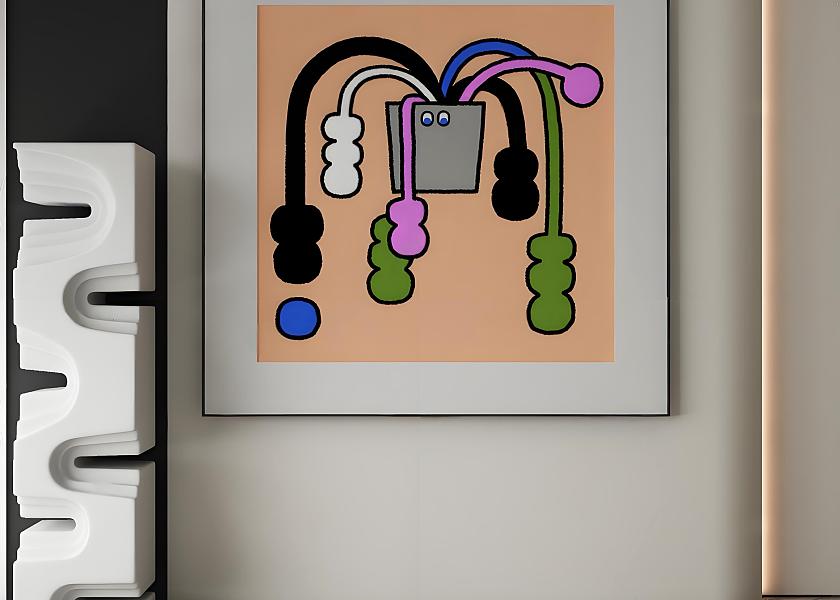 现代卡通装饰挂画-2758101