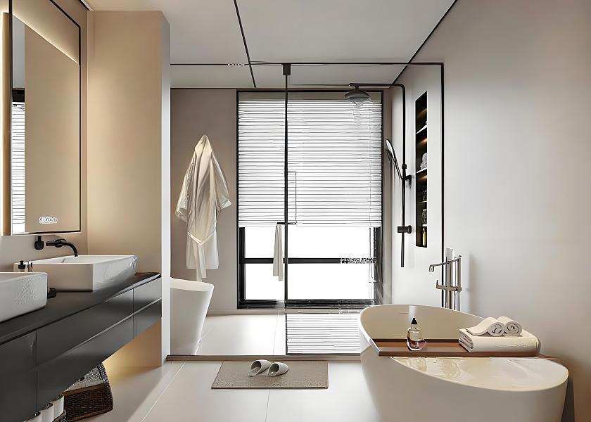 现代卫生间浴室-2833470