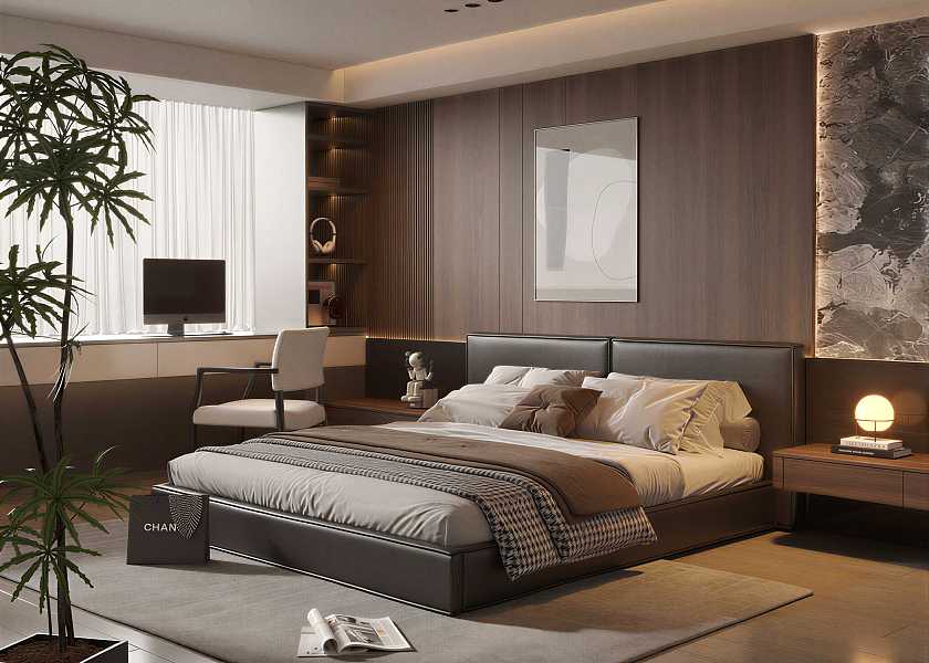 现代意式卧室-2836144