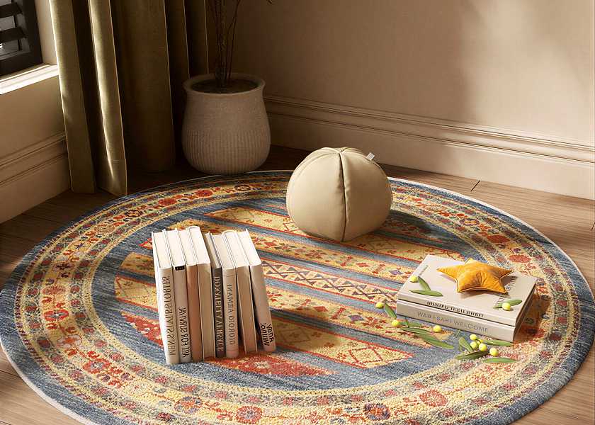 美式圆形地毯-2873928