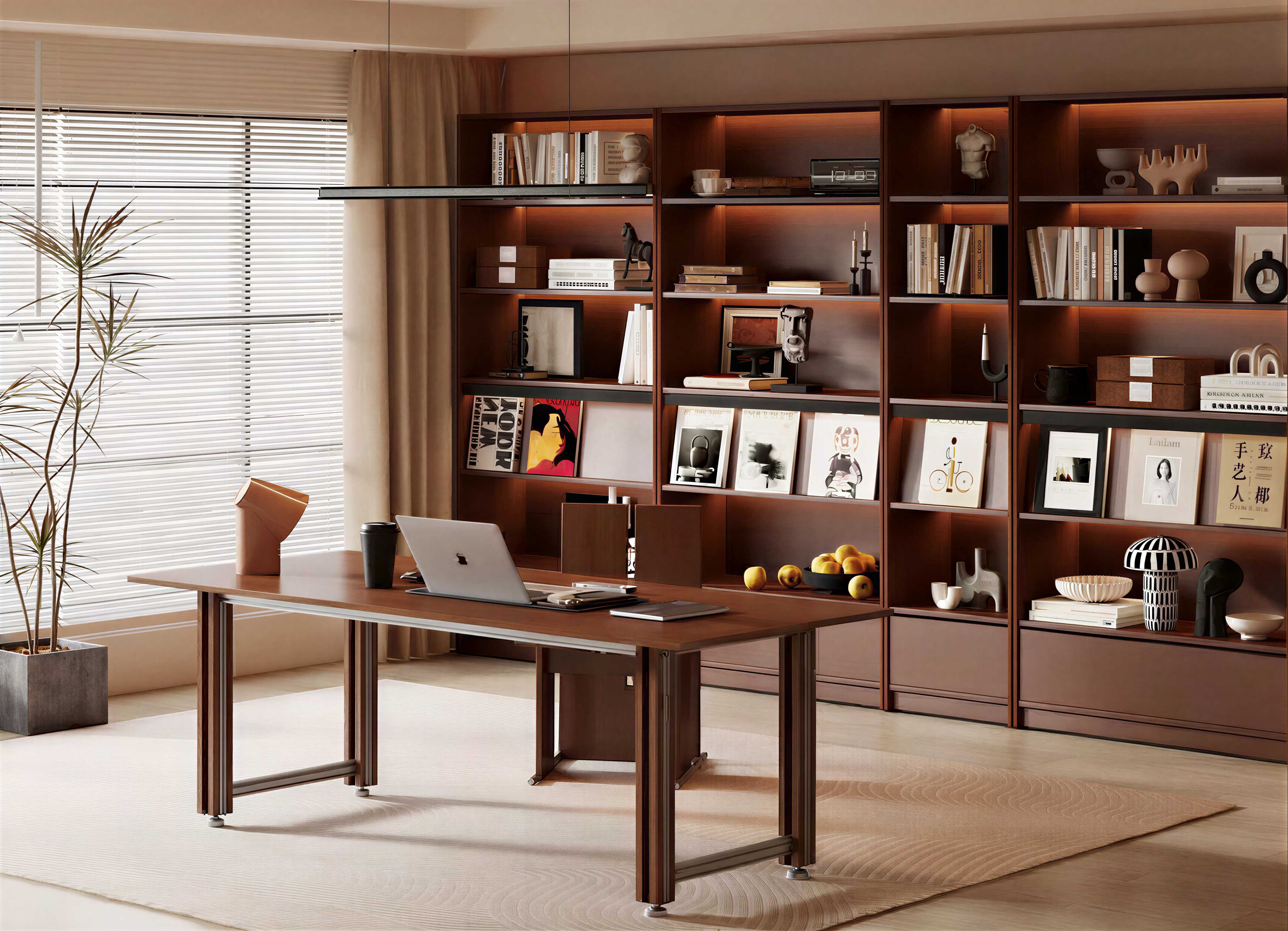 现代中古风书房-2897138